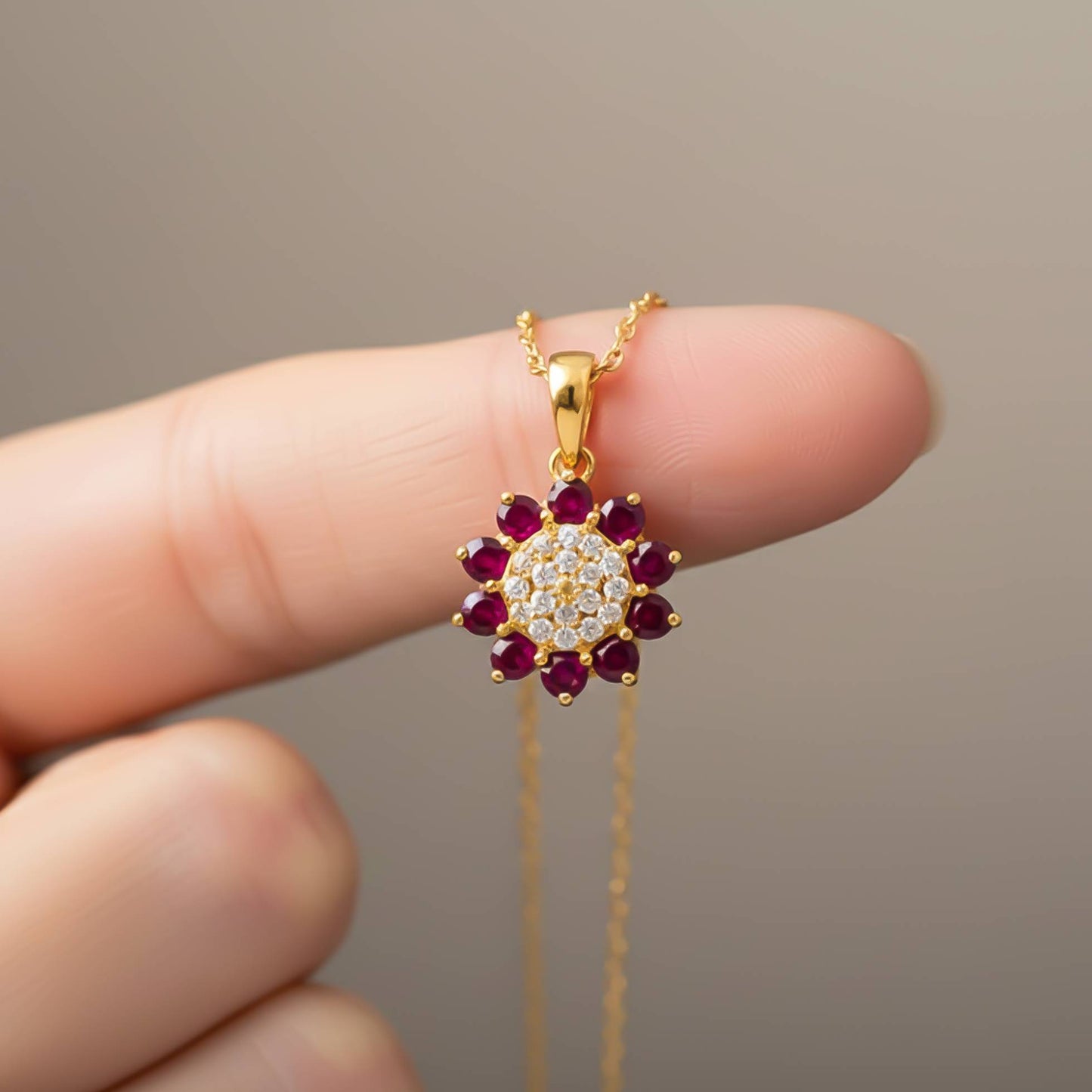 Silver Flory Penache Pendant