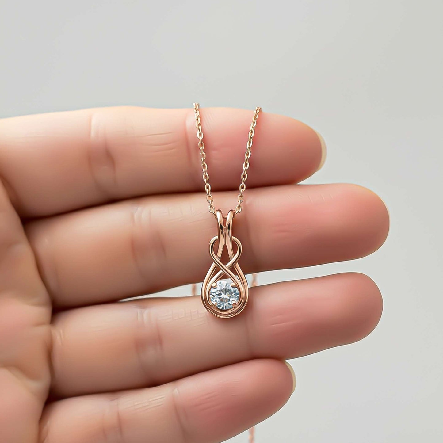 Silver Infinity Knot Pendant