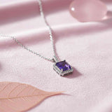 Silver Midnight Blue Sapphire Pendant Gold Vermeil (2.5 Micron)
