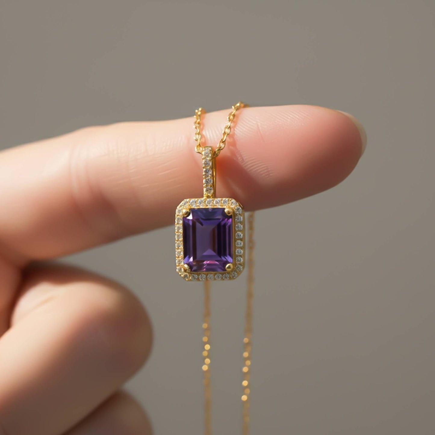 Silver Midnight Blue Sapphire Pendant