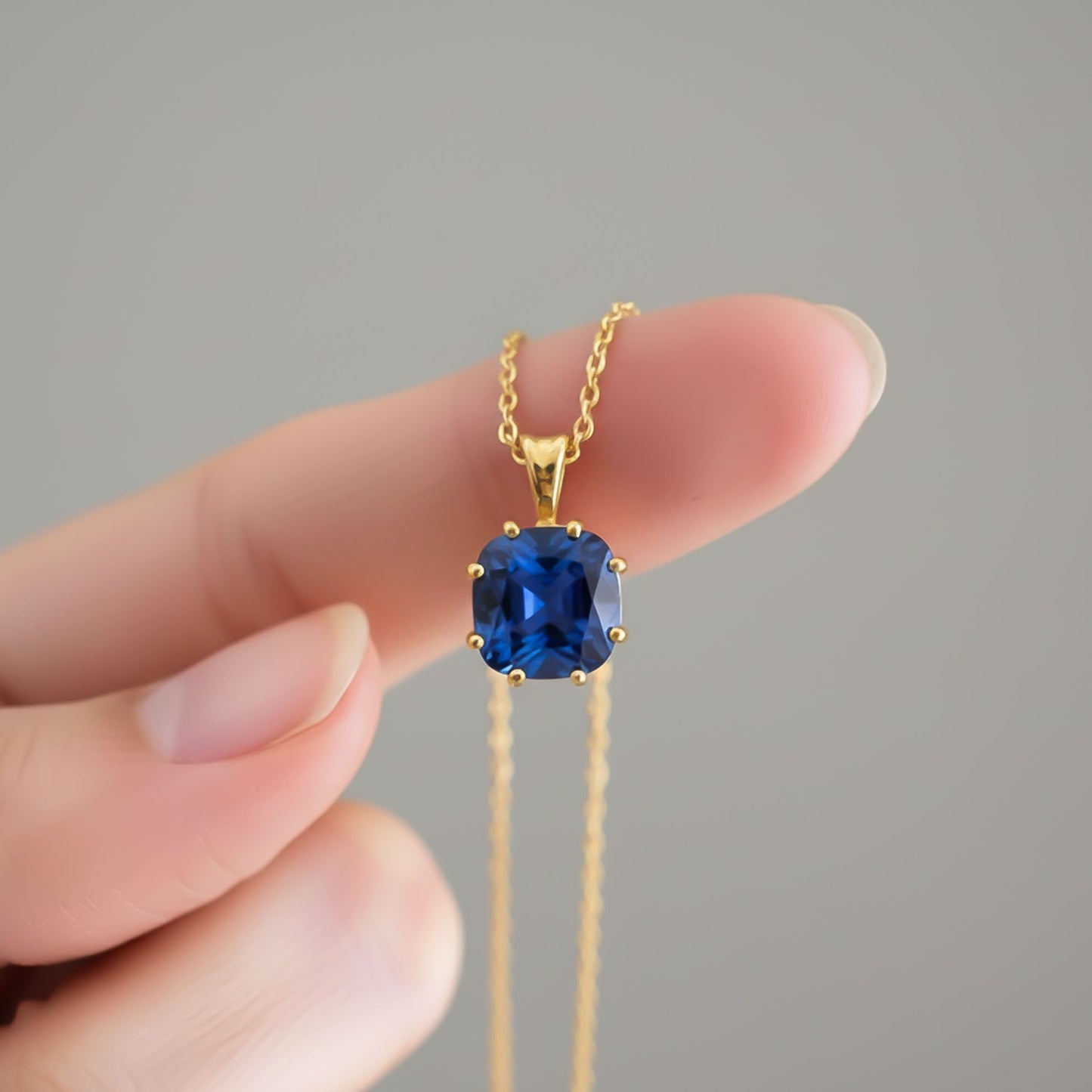 Silver Royal Blue Pendant