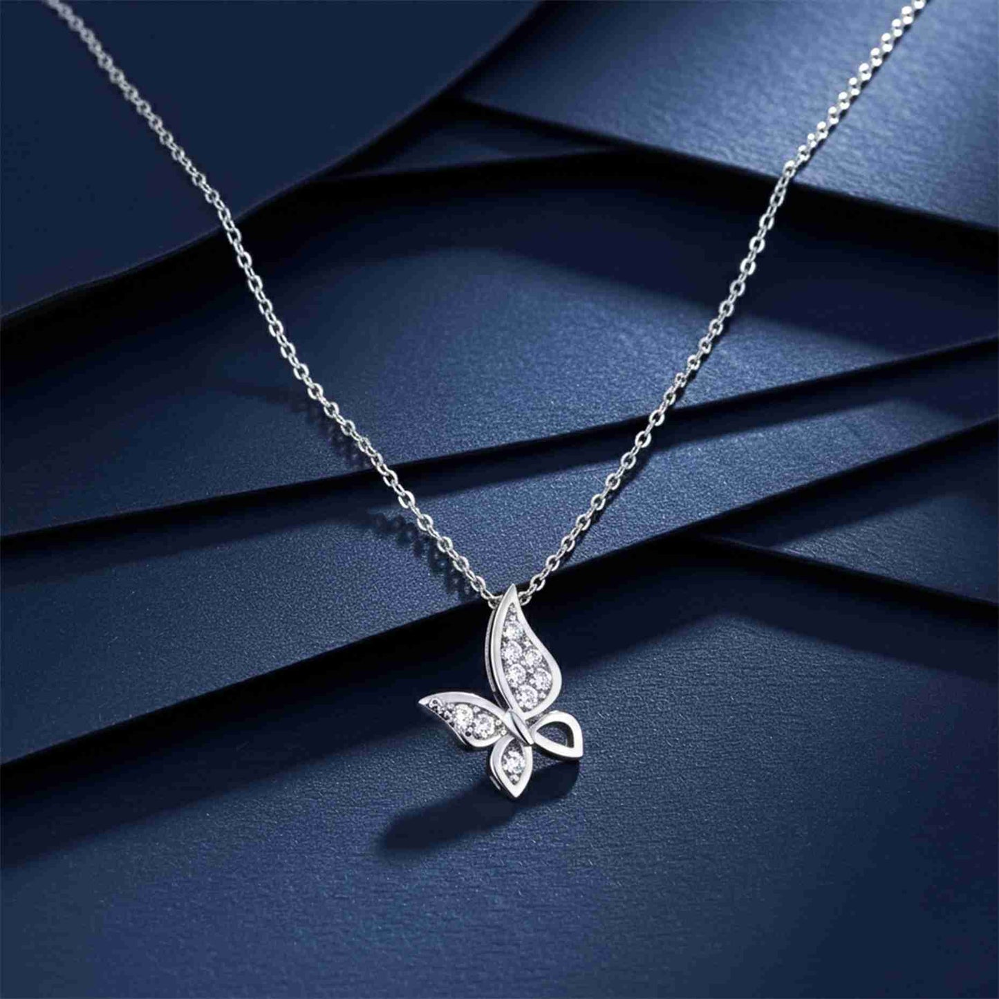 Silver Grace Butterfly Pendant