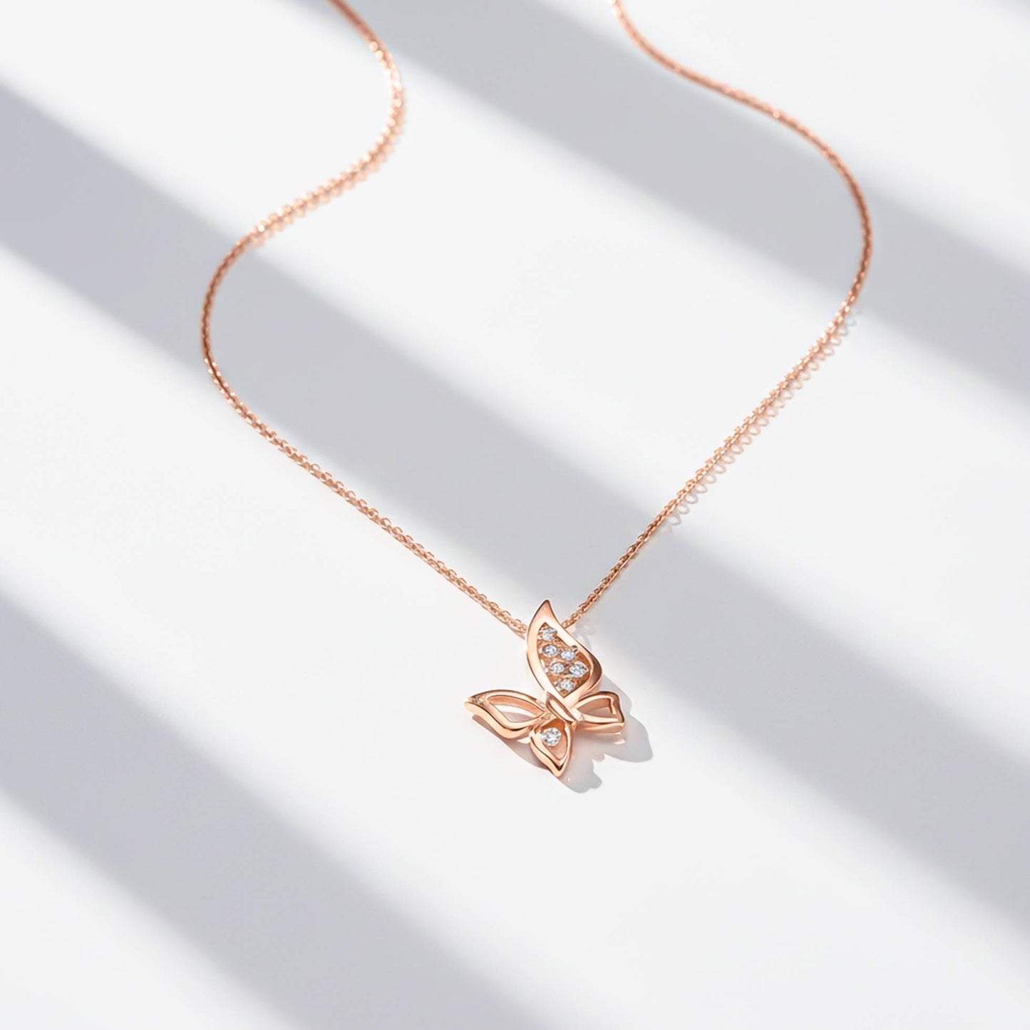 Silver Grace Butterfly Pendant