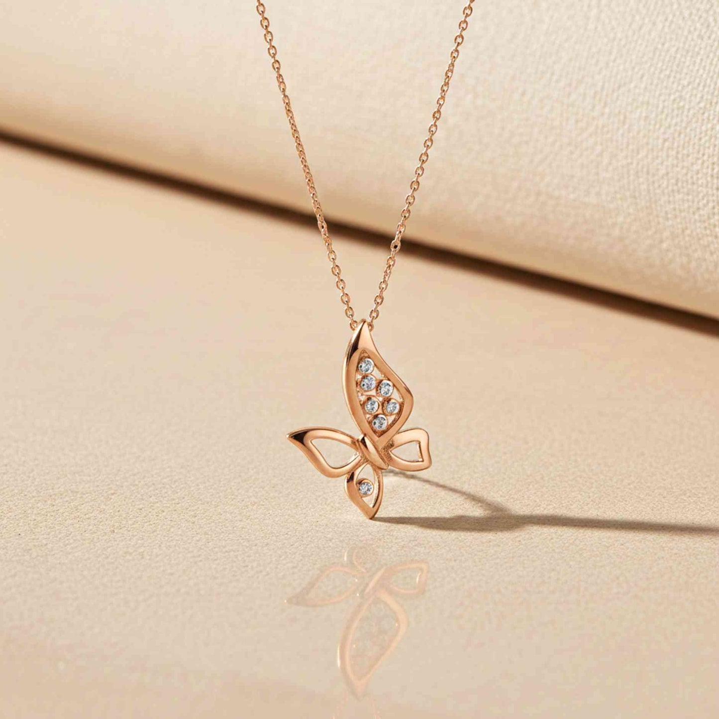 Silver Grace Butterfly Pendant