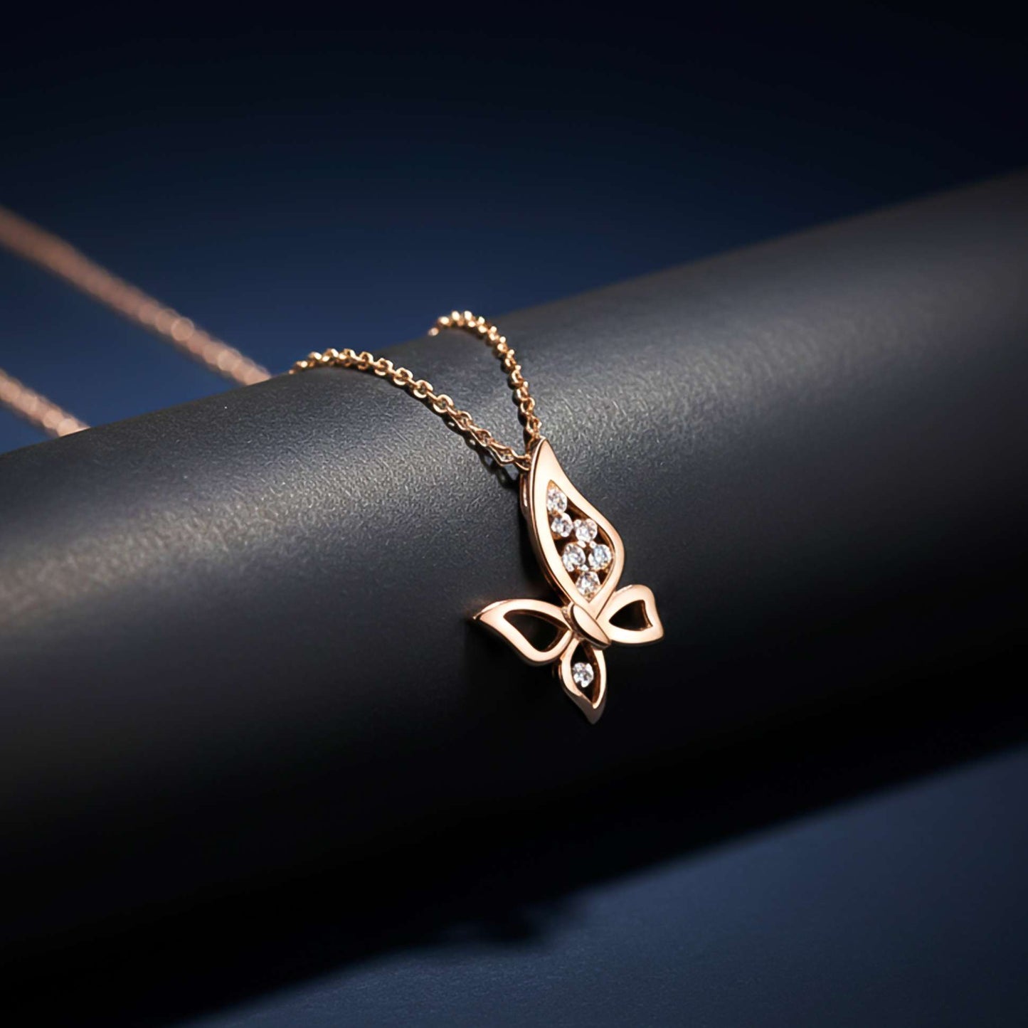 Silver Grace Butterfly Pendant