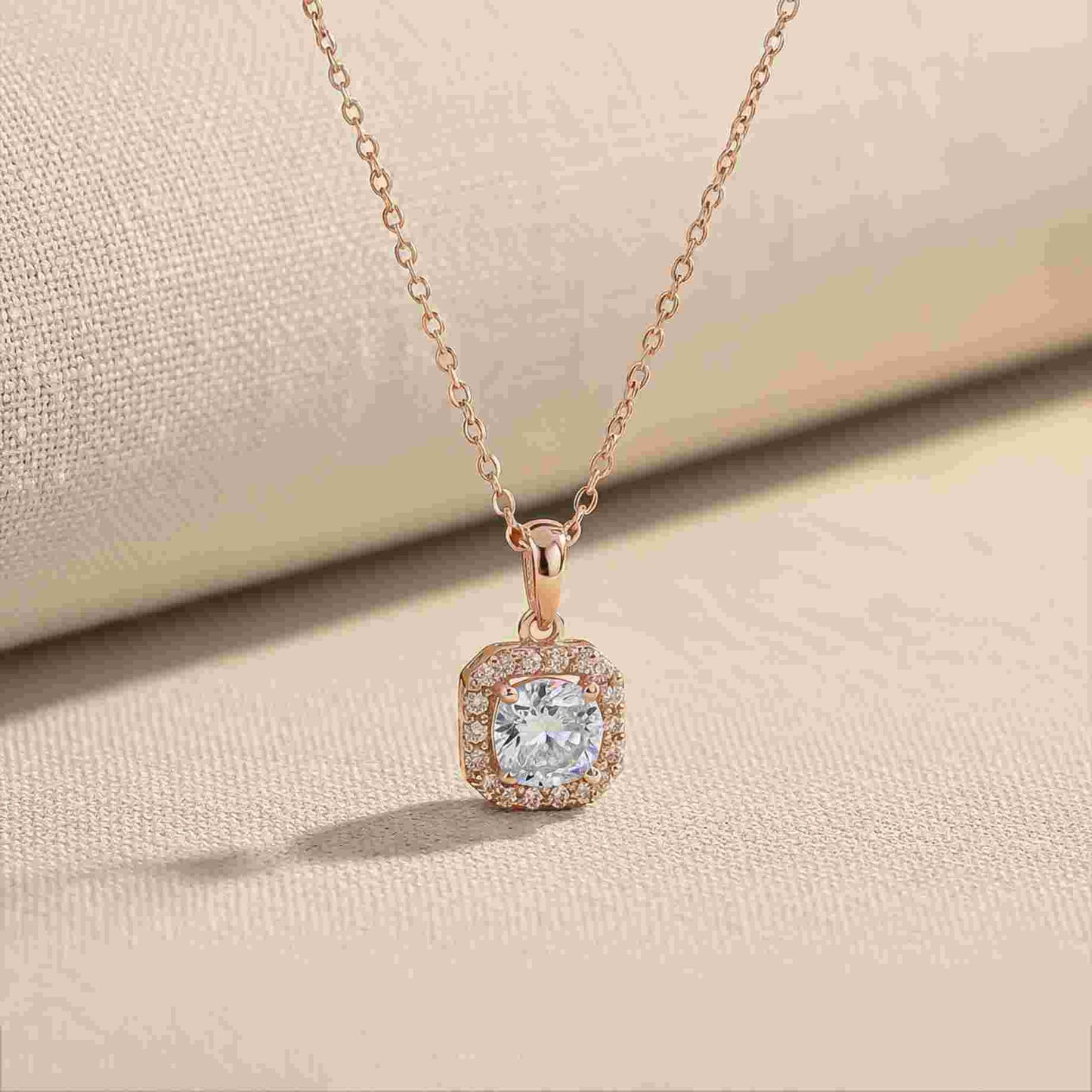 Silver Halo Minimal Pendant