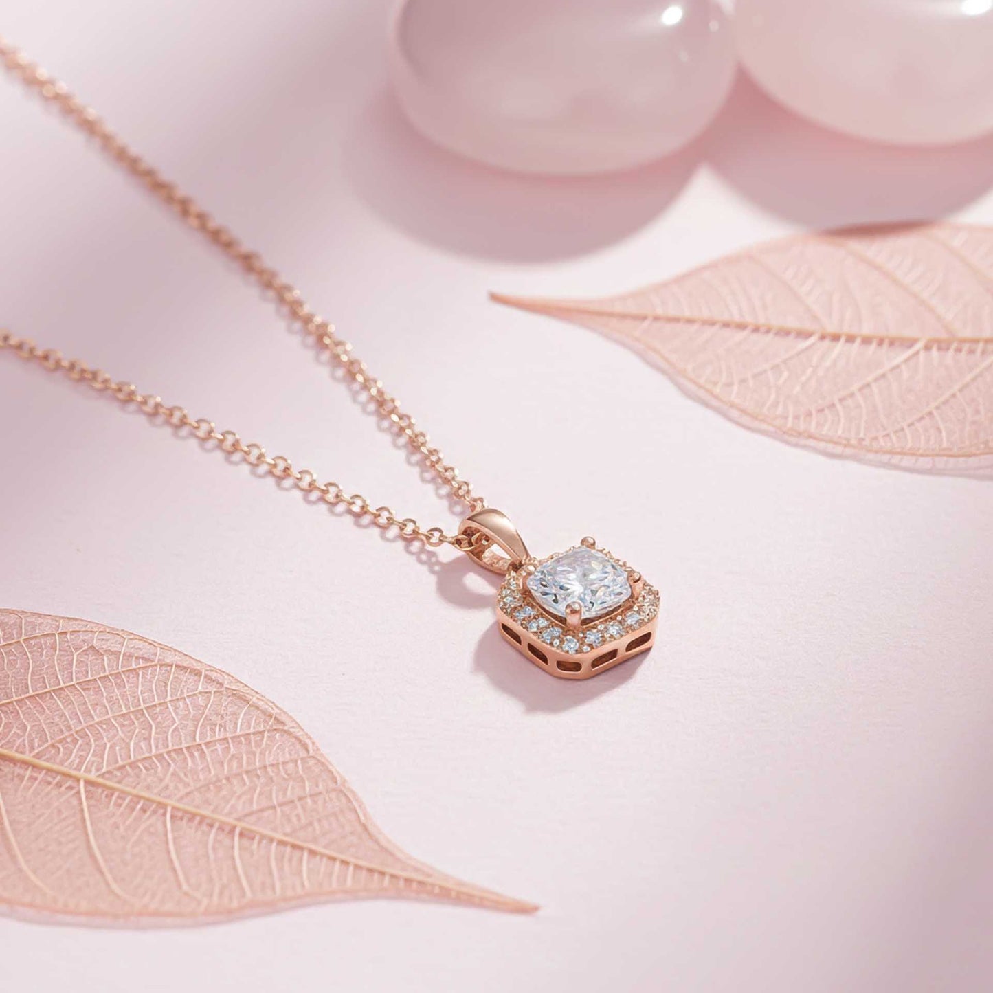 Silver Halo Minimal Pendant