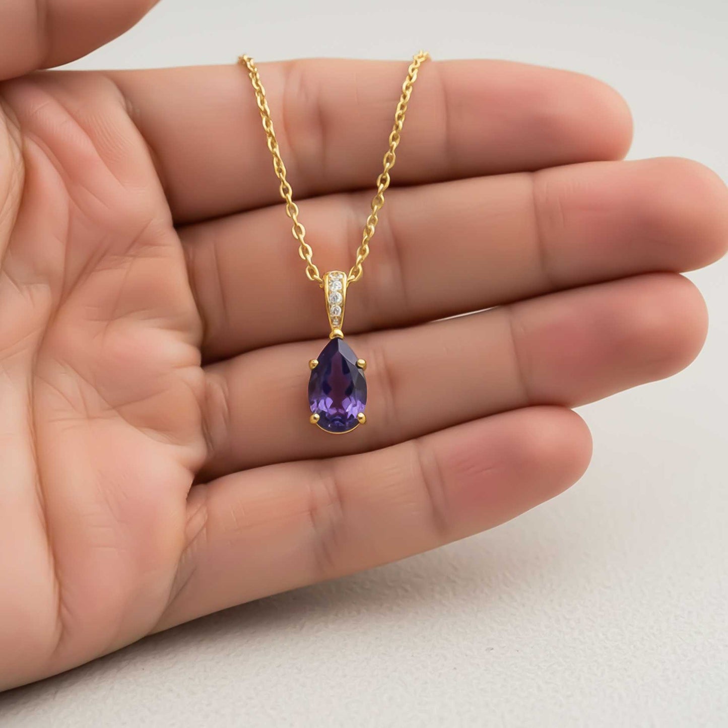 Silver Tanzanite Solitary Pendant