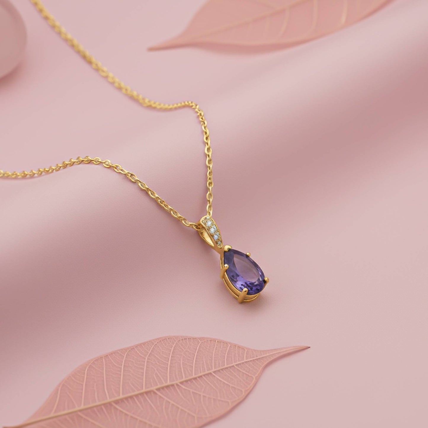 Silver Tanzanite Solitary Pendant