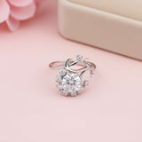 Silver Cocktail Statement Ring