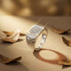 Silver Cluster Ring Band For Him Gold Vermeil (2.5 Micron)