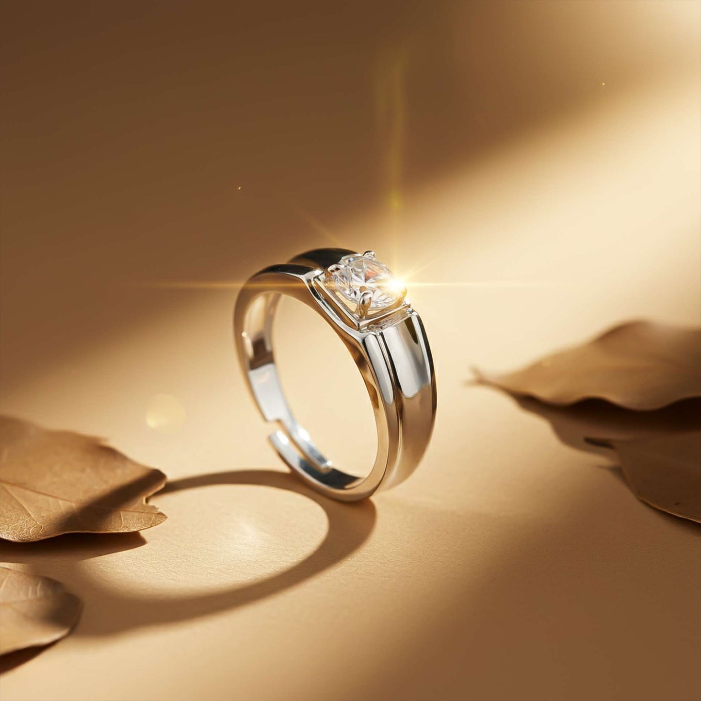 Silver Charming Band For Him