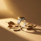 Silver Black Onyx Turkish Ring For Him Gold Vermeil (2.5 Micron)