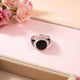 Silver Black Signet Ring for Men Gold Vermeil (2.5 Micron)