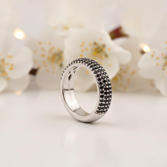 Silver Wide Band Designer Ring