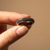 Silver Wide Band Designer Ring