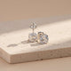 Silver Sphere Screw Stud Earrings Gold Vermeil (2.5 Micron)