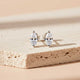 Silver Marquise Zircon Studs Earring Gold Vermeil (2.5 Micron)