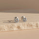 Zircon Stoned Silver Studs Gold Vermeil (2.5 Micron)