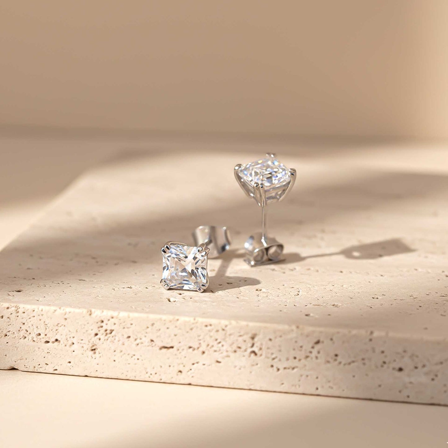 Silver Daily Wear Stud Earrings