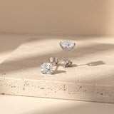 Silver Daily Wear Stud Earrings Gold Vermeil (2.5 Micron)