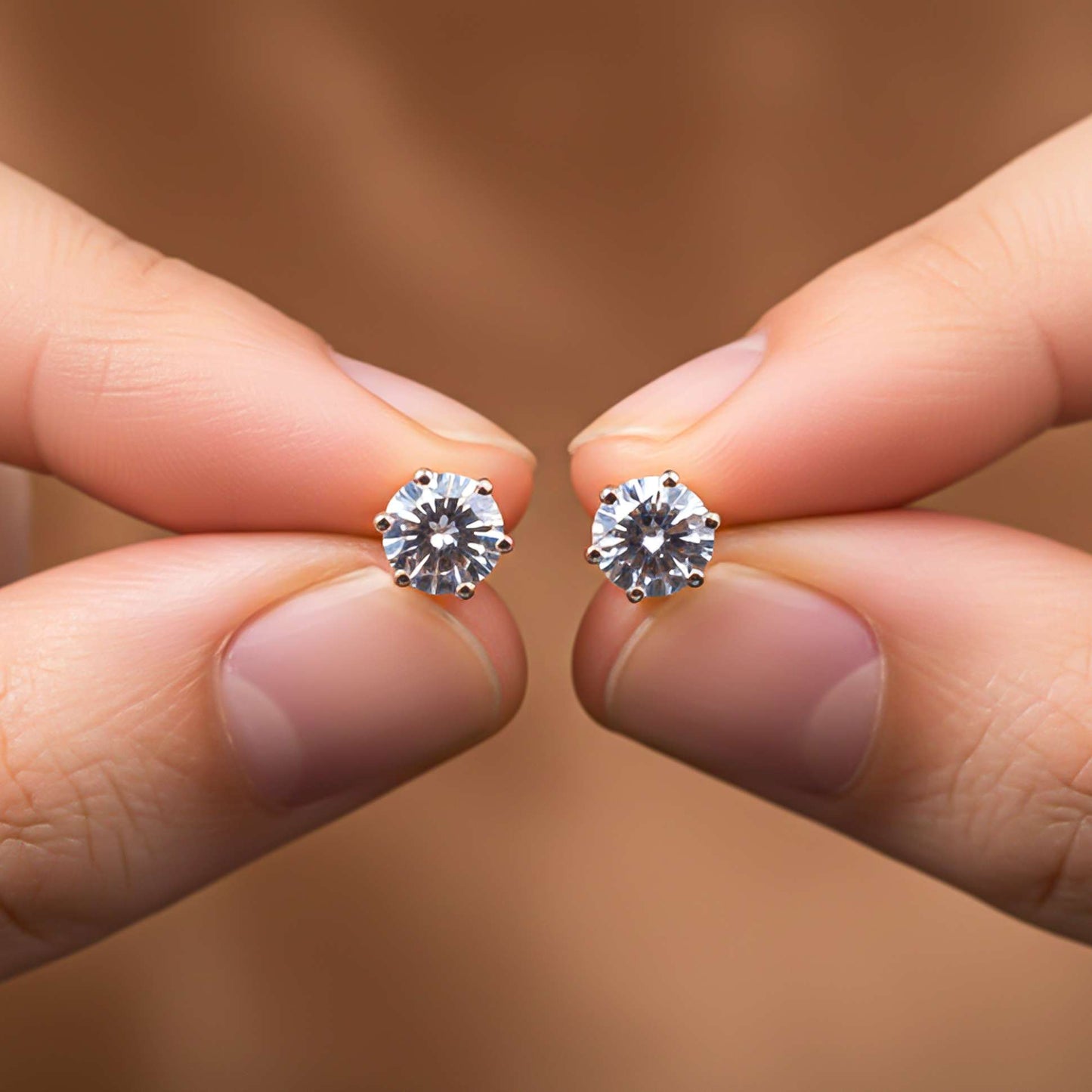 Rose Gold Brighter Than Ever Stud Earrings