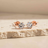 Rose Gold Brighter Than Ever Stud Earrings Gold Vermeil (2.5 Micron)