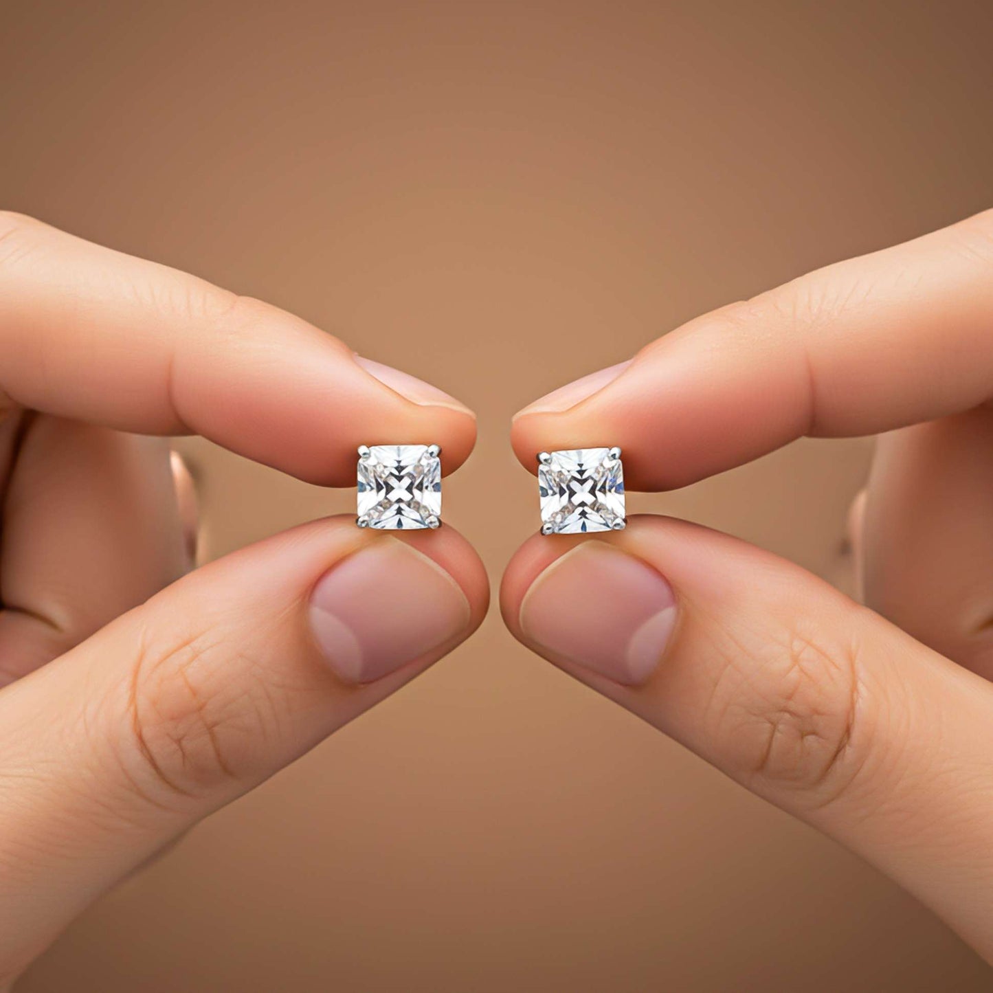 Silver Seeking Solace Stud Earrings