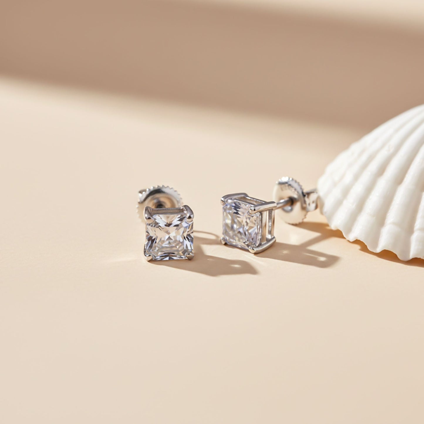 Silver Seeking Solace Stud Earrings