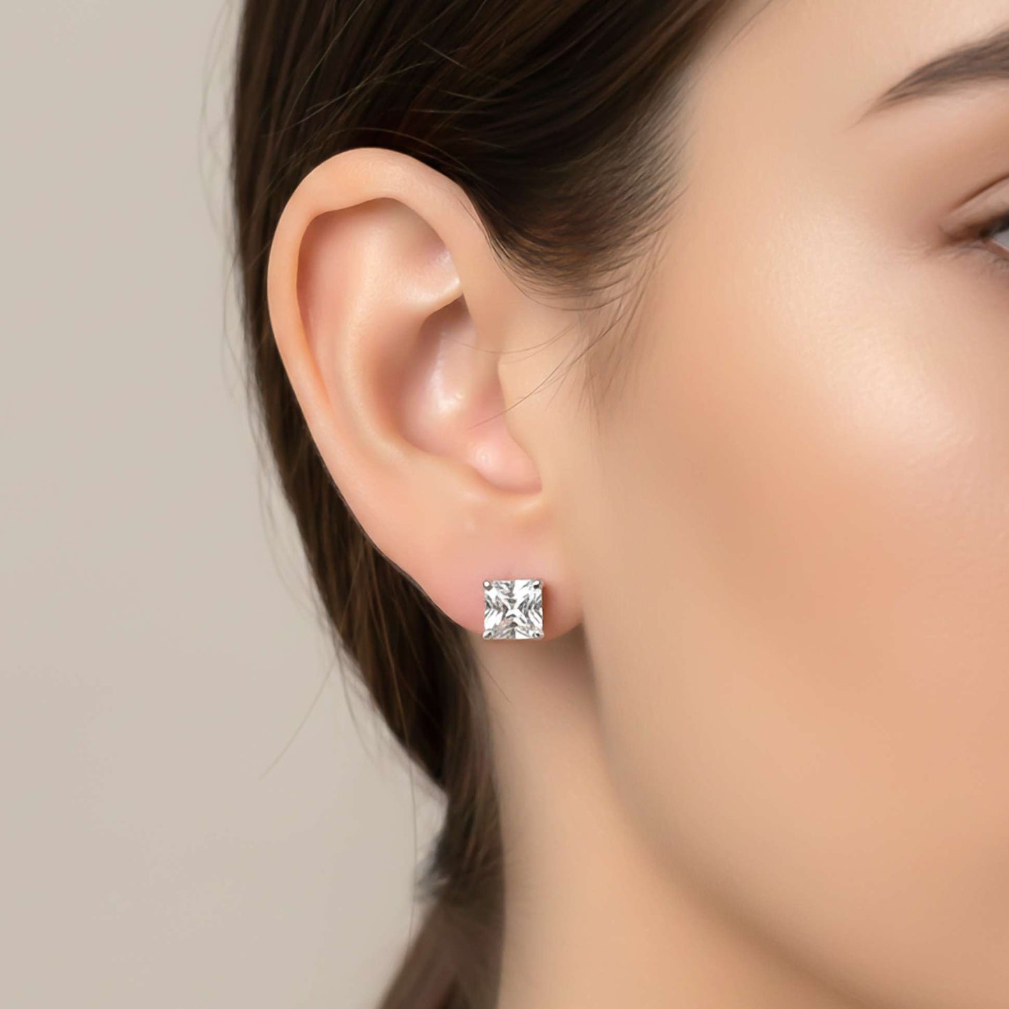 Silver Seeking Solace Stud Earrings