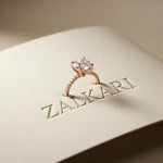 3 CT Cushion Cut Lab Grown Diamond Cambria Ring